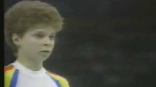 1988 Olympic Gameswomens gymnastics AA finalpart one 1 [upl. by Nulubez]