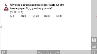 AYDIN YAYINLARI GAZLAR SORU ÇÖZÜMÜ 2021 YKS [upl. by Enilatan]