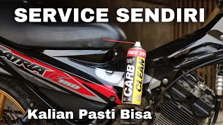 Hemat amp Mudah Cara Service Carburator Sendiri Pakai Carb Clean amp Injector Spray Autogard [upl. by Atekihs]