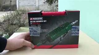 PARKSIDEPolizor axial pneumatic PDSS 16 A1Air die grinder set [upl. by Siram]