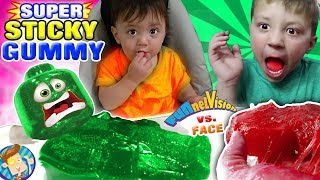 GUMMY PIZZA in MOMMYS CLEAN HOUSE Joke FUNnel V Gummies Recycle Pt 2 Vlog [upl. by Ettenawtna]