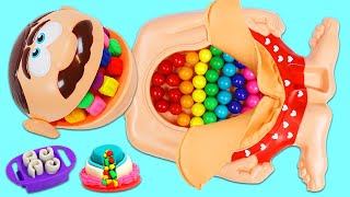 Mr Play Doh Head Has Belly Doctor Checkup [upl. by Htezil]