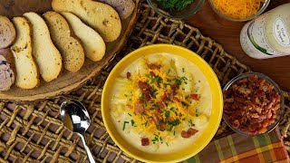 BRIANNAS® Slow Cooker Potato Soup [upl. by Ynatterb]