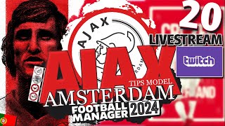 FINAL DA TEMPORADA  LIVESTREAM TWITCH  AJAX  20  FM24  FOOTBALL MANAGER 24 [upl. by Corine45]