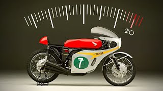 The 6 Cylinder racebike that revved to 20k rpm in the 1960s [upl. by Eillak496]