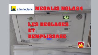 Comment régler et remettre de la pression une chaudière ELM MEGALIS NGLA24 [upl. by Altaf]