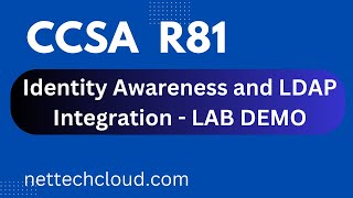 Checkpoint Firewall  CCSA R8110  Identity Awareness and LDAP Integration LAB DEMO [upl. by Enetsirhc606]