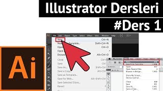 ILLUSTRATORDE YENİ DOSYA AÇMAK  Illustrator CC Dersleri [upl. by Ilenna]