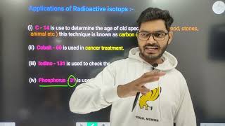 Radioactive Isotopes and their applications  CH 4 Structure of Atom Class 9  NEW NCERT [upl. by Ahkeber]