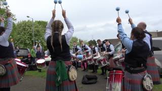 Bangor 2017  Bleary amp District Pipe Band Drum Corps  Full MSR [upl. by Bertrand]