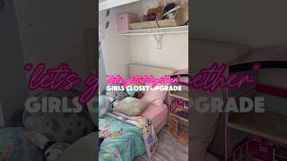 Closet Upgrade for the girlies Full vid on IG MomLife DIY ClosetHack Hacks Closet Update ￼￼ [upl. by Narad]