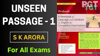 UNSEEN PASSAGE । UNSEEN PASSAGE PRACTICE । PASSAGE SOLVING TRICKS । ENGLISH COMPREHENSION PRACTICE । [upl. by Neil]