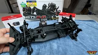 Yokomo RD 20 RC Car Drift build part 1 [upl. by Dnama]