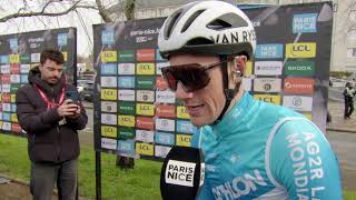 Sam Bennett  Interview at the start  Stage 1  ParisNice 2024 [upl. by Dygall]