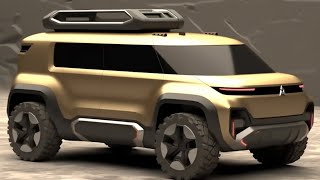 Mitsubishis Futuristic Delica DX Concept Stuns the World [upl. by Lamar]