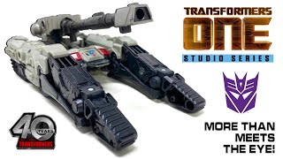 WICKED Transformers Studio Series 114 TF ONE Deluxe Class MEGATRON Review [upl. by Nooj]