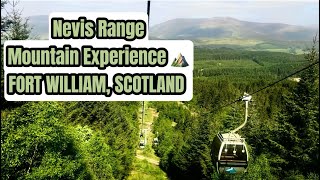 Nevis Range Mountain Gondola Ski Lift Ride  Fort William Scotland  Scottish Highlands [upl. by Winwaloe]