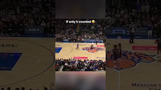 Jalen Brunson was mad 😠 this didnt count Knicks [upl. by Arel]