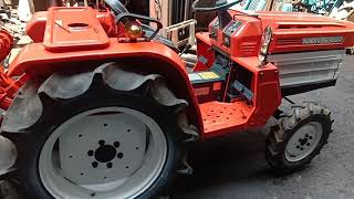 KUBOTA B1600 4X4 WITH ROTOVATOR [upl. by Nailliw]