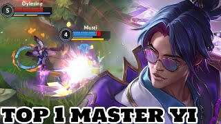 Wild Rift Master yi  Top 1 Master yi Gameplay Rank [upl. by Amarillas]