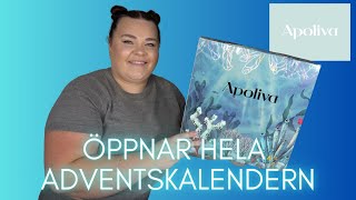 ÖPPNAR APOLIVA ADVENTSKALENDER 2024 [upl. by Tteltrab]