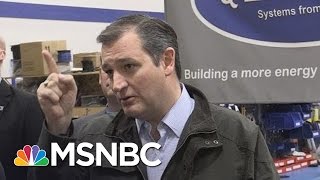 Ted Cruz Donald Trump Is A Sniveling Coward  MSNBC [upl. by Sinne]