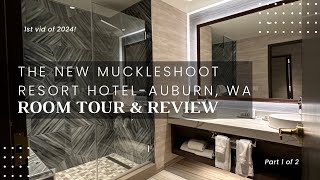 The NEW Muckleshoot Resort Hotel room tour amp review Part 1 of 2 [upl. by Cavuoto]