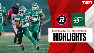 CFL Week 9 Redblacks vs Roughriders [upl. by Ahsenrac]