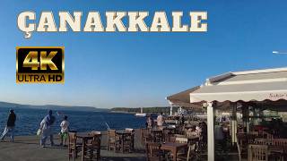 Çanakkale 2024 Turkey 4K Virtual Walking Tour around the City  Travel Guide [upl. by Mildrid891]