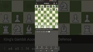 Kings gambit accepted morden defence [upl. by Seebeck654]