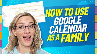 How to Setup A Google Family Calendar for the Ultimate Family Planner [upl. by Aikenat]