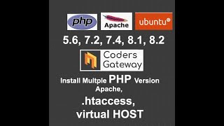 Install Multiple PHP Versions run parallel USING htaccess  separate VIRTUAL HOST for each Ubuntu [upl. by Irreg]