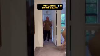 Fart attack 💨😂 No one is safe FartPrank EpicPrank UnexpectedFart ComedyGold JokeOfTheDay [upl. by Godart]