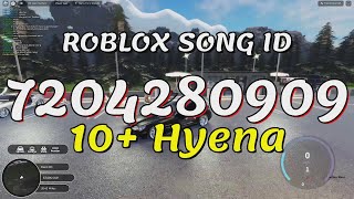 10 Hyena Roblox Song IDsCodes [upl. by Meurer]