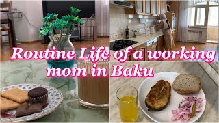 Pakistani working mom life in baku azerbaijan  daily routine  working in azerbaijan [upl. by Zapot]