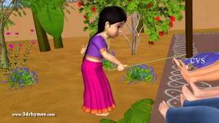 Kalla gajja kankalamma  3D Animation Telugu Nursery Rhymes for children [upl. by Neehsuan]