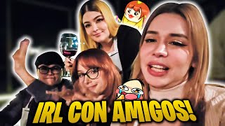 CRYSTAL MOLLY EN IRL CON AMIGOS 😂😂 [upl. by Artenehs]