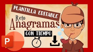 ✅ Crea tu RETO ANAGRAMAS 🔠 con esta PLANTILLA DE POWERPOINT 🤩 Juego Interactivo en POWERPOINT [upl. by Araed]