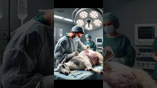 Man save a week pregnant goat 🐐humanity treatment rescuegoat helpanimal pregnancy animallover [upl. by Aivatan]