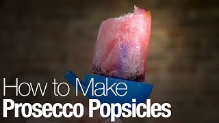 How to make your own blackberry Prosecco popsicles [upl. by Einnol]