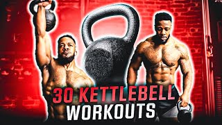 30 Best Kettlebell Workouts  Core  Glutes  Hamstrings  Quads  Chest  Shoulders arms [upl. by Pellet]