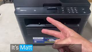 Brother MFCL2750DW Monochrome All in One Wireless Laser Printer Duplex Copy amp Scan Review [upl. by Danielle]