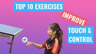 Top 10 Exercises to Improve Your Touch and Control in Table Tennis [upl. by Chi780]