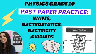 Grade 10 Past Paper Exam Practice Waves Electrostatics and Electric circuits term 1 exam [upl. by Ahsek275]