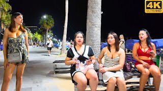 How is PATTAYA NOW Beach Road Thailand Walking around Pattaya 2024 [upl. by Enytsirhc601]