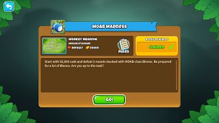 Easy Moab Madness BTD6 Walkthrough [upl. by Cleve]