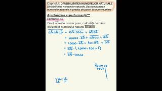 Ex 47 pag 38 Divizibilitatea Descompunerea în factori primi  Matematică 6 [upl. by Folger]