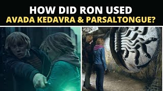 Ron use Avada kedavra on Nagini  How Ron speak Parseltongue  Harry Potter Explained [upl. by Chase]