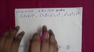 Tnpsc  Maths  HCF amp LCM in tamil  part 1 [upl. by Nagem677]