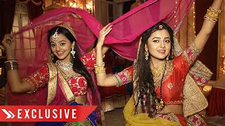 Exclusive Swara And Ragini Teach Dance Steps With Their Dupatta  Swaragini  Interview [upl. by Naul645]